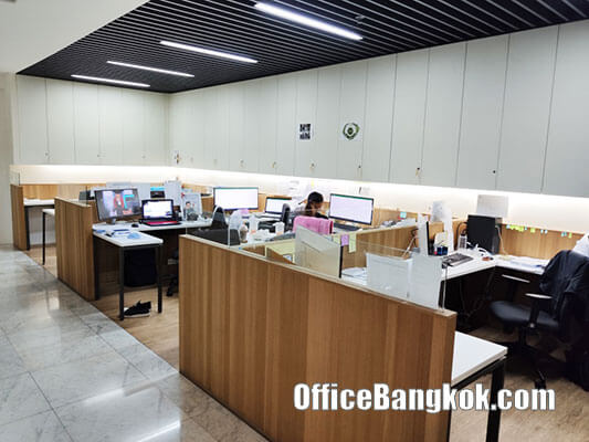 Fully Furnished Office Space for Rent on Ratchada close to MRT Station