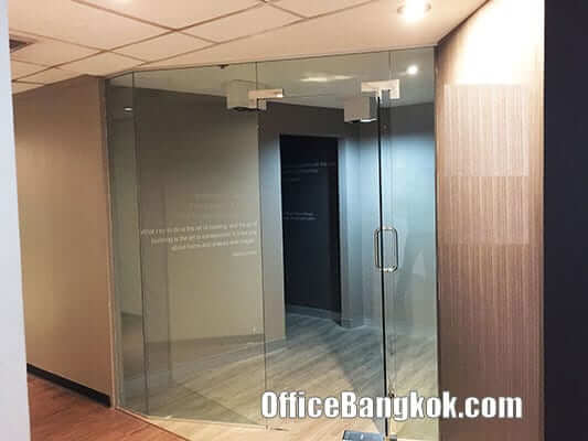 Rent Office Partly Furnished on Sathorn Road Close to BTS Surasak Station