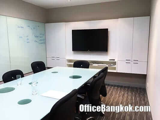 Office Space for Rent on Wireless Road with Partly Furnished close to Phloen Chit BTS Station