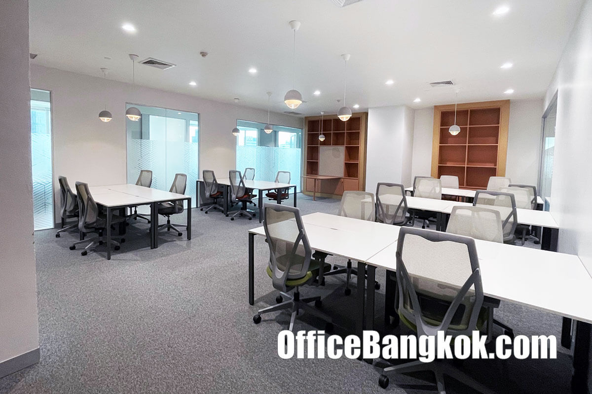 เช่าสำนักงานสำเร็จรูป เช่า Coworking Space อาคารจามจุรี สแควร์ 