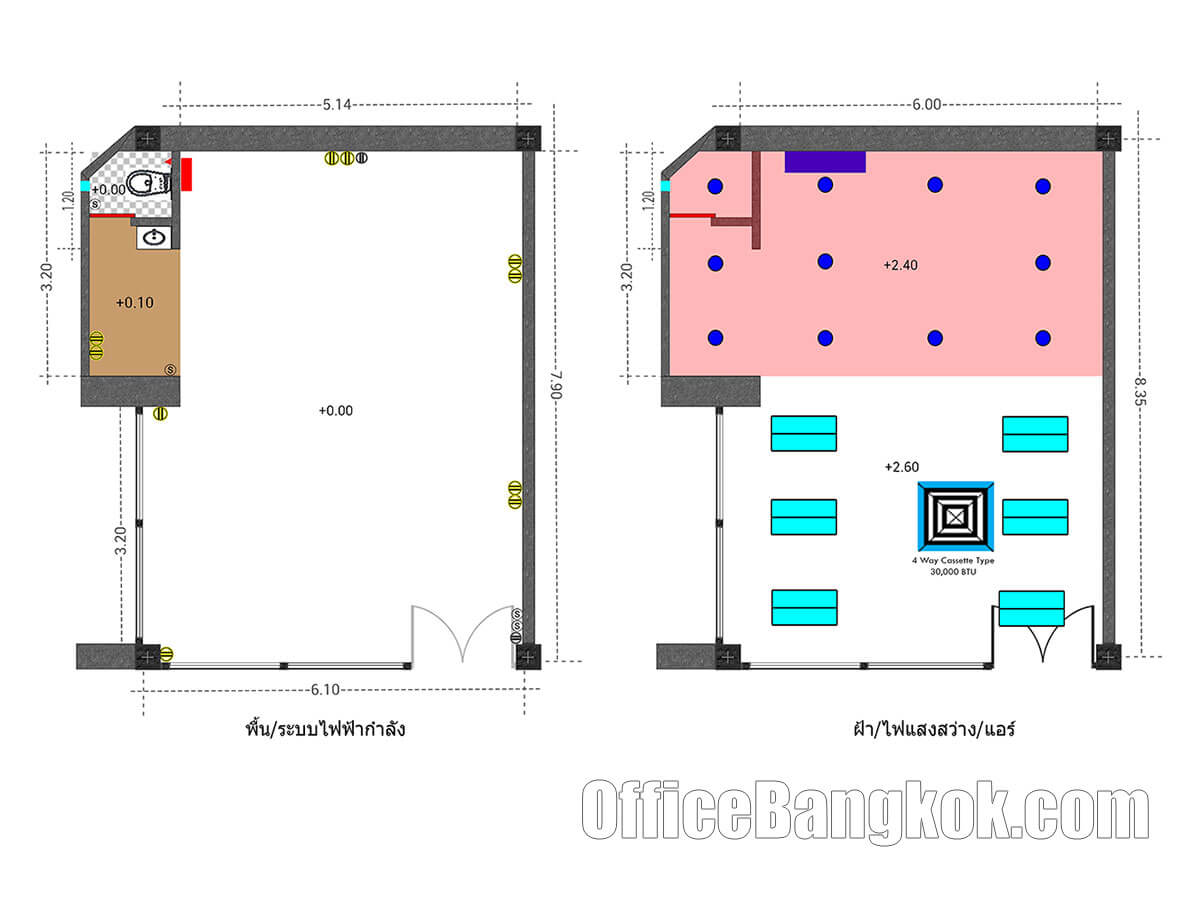 Rent Office On Asoke Area Space 56 Sqm Close To Phetchaburi MRT Station