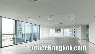 Grade A office for rent in Bangna, 275 sqm, near Si Iem station on the Yellow Line