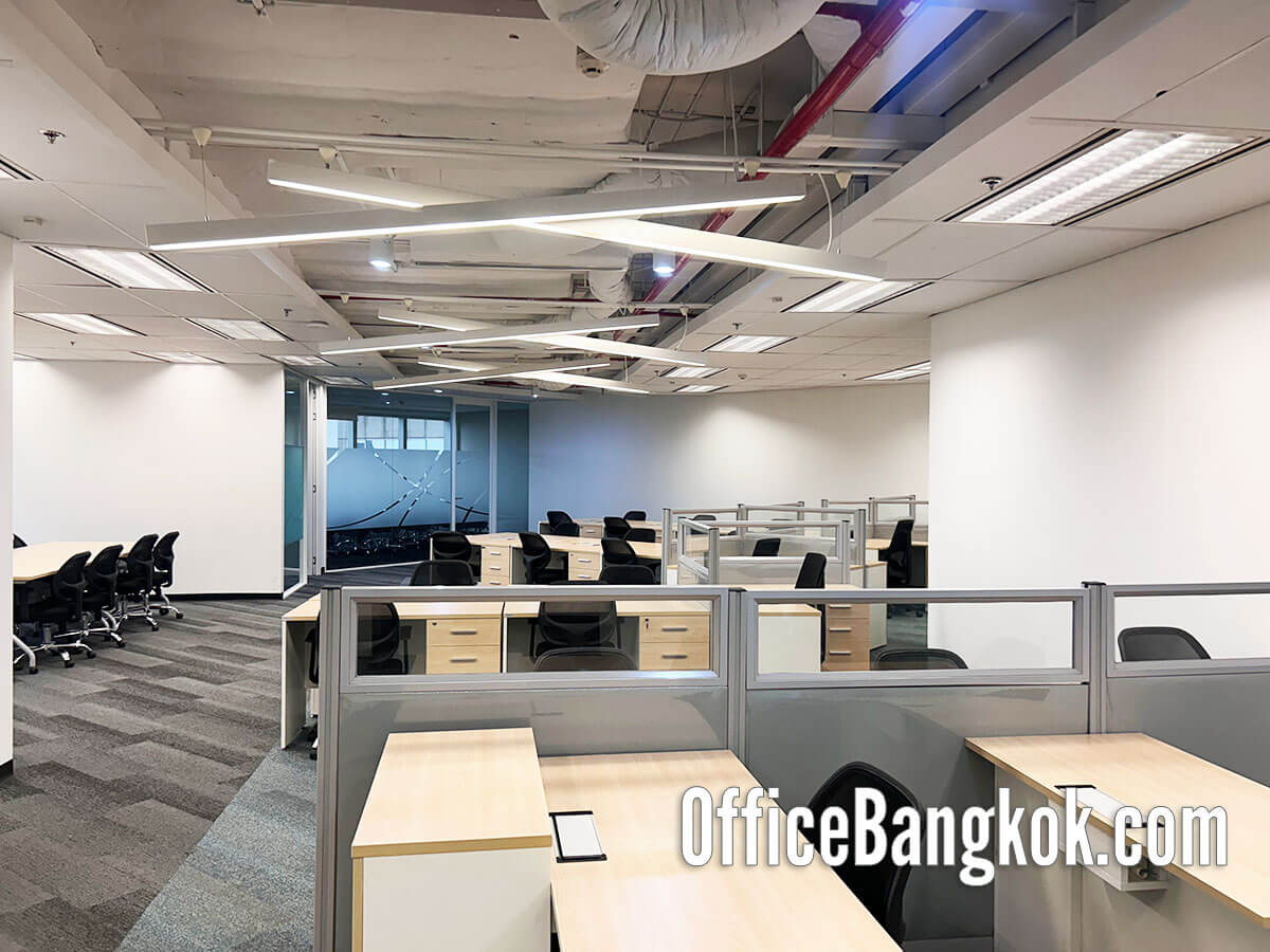 Rent Office with Fully Furnished on Wireless Road 237 Sqm Close to Ploenchit BTS Station