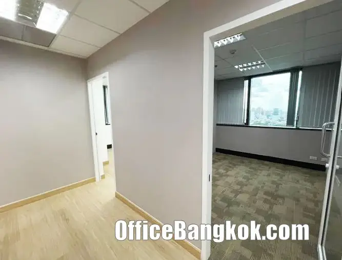 Rent Office With Partly Furnished 230 Sqm Close To Ratchadapisek MRT Station