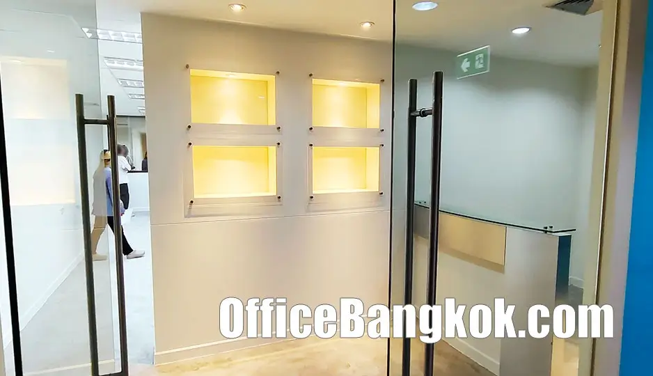 Rent Office Partly Fitted On Sathorn Close To Surasak BTS Station