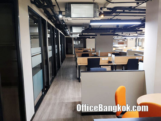 Fully Furnished Office For Rent on Silom 2,000 Sqm Close To Chong Nonsi BTS Station