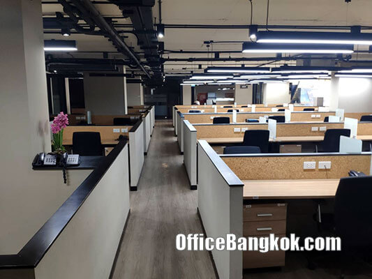 Fully Furnished Office For Rent on Silom 2,000 Sqm Close To Chong Nonsi BTS Station