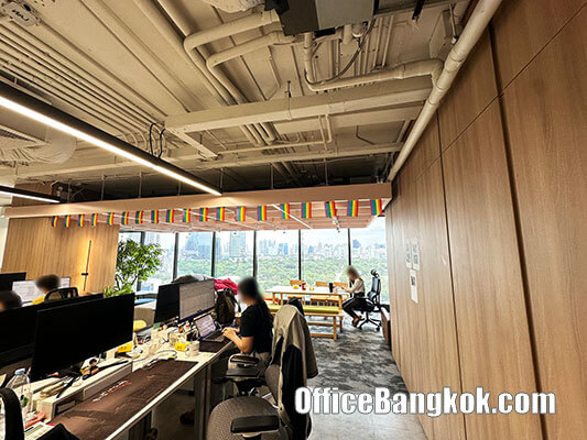 Rent Fully Furnished Office On Silom 250 Sqm Close To Sala Daeng BTS Station