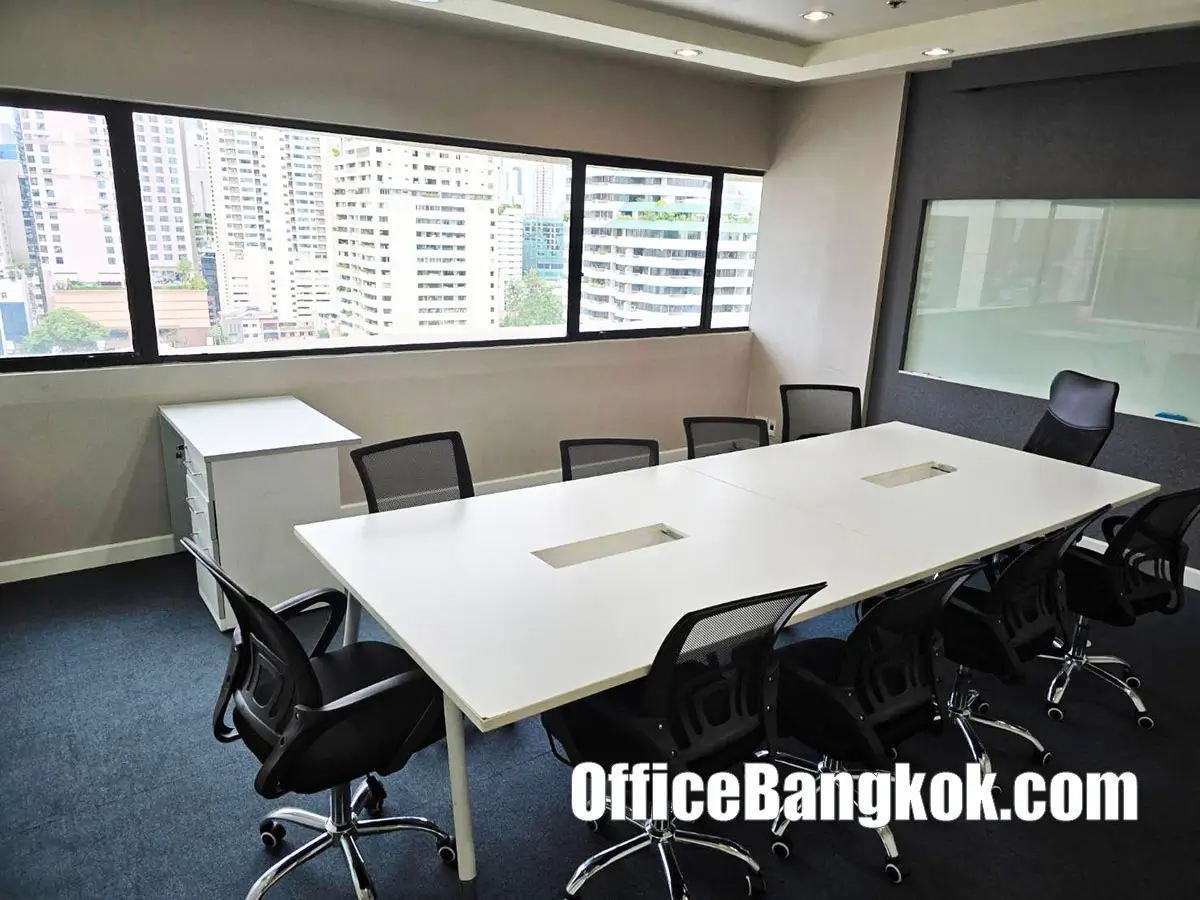 Rent Office With Fully Furnished 350 Sqm Close To Asok BTS Station