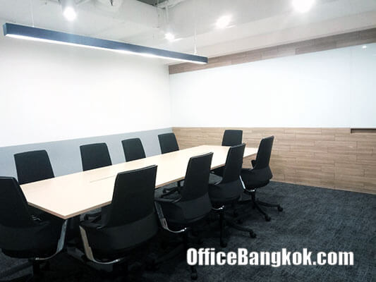 สำนักงานสำเร็จรูปอาคารเสริมมิตร ทาวเวอร์ (Service Office at Serm-Mit Tower) ออฟฟิศขนาดเล็กให้เช่าพร้อมเฟอร์นิเจอร์ทำเลอโศก