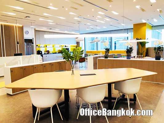สำนักงานสำเร็จรูปอาคารสิงห์ คอมเพล็กซ์ (Service Office at Singha Complex) ออฟฟิศขนาดเล็กให้เช่าพร้อมเฟอร์นิเจอร์ทำเลอโศก