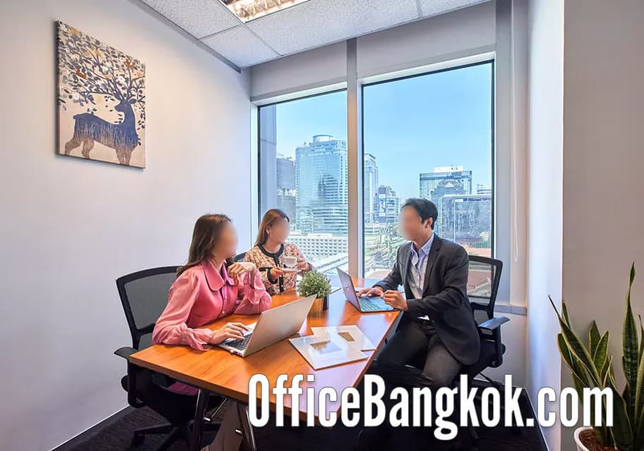 เช่าสำนักงานสำเร็จรูปอาคารเมอร์คิวรี่ ทาวเวอร์ (Rent Service Office at Mercury Tower) Co-Working Space และออฟฟิศขนาดเล็กให้เช่าพร้อมเฟอร์นิเจอร์ทำเลชิดลม