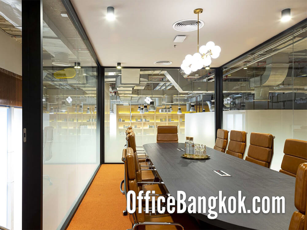 เช่าสำนักงานสำเร็จรูปอาคารดิออฟฟิศเศส แอท เซ็นทรัลเวิลด์ (Rent Service Office at The Offices at Central World) ออฟฟิศขนาดเล็กให้เช่าพร้อมเฟอร์นิเจอร์ทำเลชิดลม