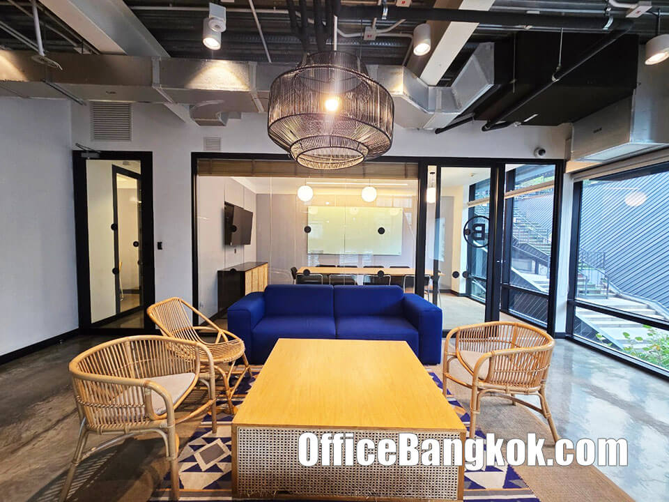 เช่าสำนักงานสำเร็จรูปอาคารสุทธิ (Rent Service Office at Suthi Building) Co-Working Space และออฟฟิศขนาดเล็กให้เช่าพร้อมเฟอร์นิเจอร์ทำเลเพชรบุรีตัดใหม่