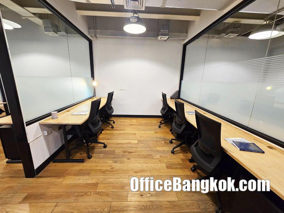 เช่าสำนักงานสำเร็จรูปอาคารสุทธิ (Rent Service Office at Suthi Building) Co-Working Space และออฟฟิศขนาดเล็กให้เช่าพร้อมเฟอร์นิเจอร์ทำเลเพชรบุรีตัดใหม่