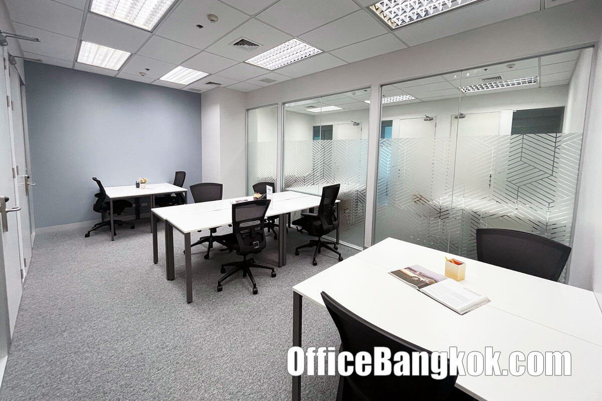 Service Office and Co-Working Space for Rent at Chamchuri Square