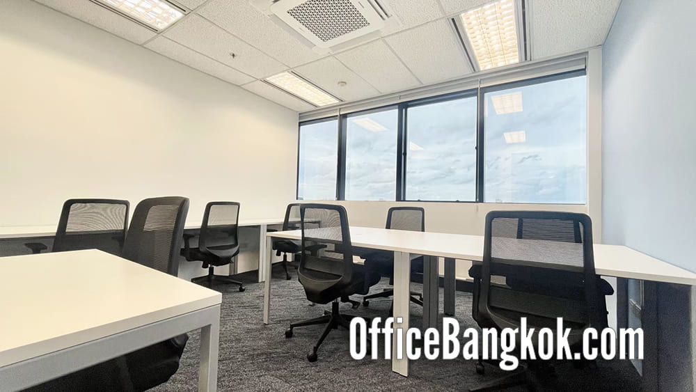เช่าสำนักงานสำเร็จรูปอาคารเมืองไทยภัทร คอมเพล็กซ์ ทาวเวอร์ บี (Rent Service Office at Muang Thai Phatra Complex Tower B) Co-Working Space และออฟฟิศขนาดเล็กให้เช่าพร้อมเฟอร์นิเจอร์ทำเลรัชดาภิเษก