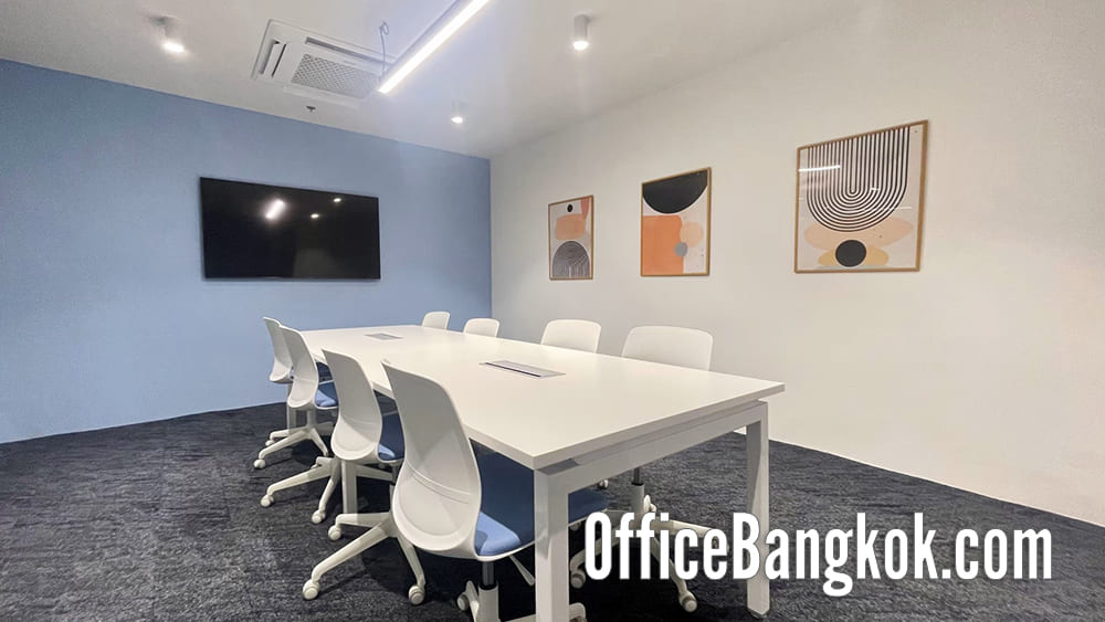เช่าสำนักงานสำเร็จรูปอาคารเมืองไทยภัทร คอมเพล็กซ์ ทาวเวอร์ บี (Rent Service Office at Muang Thai Phatra Complex Tower B) Co-Working Space และออฟฟิศขนาดเล็กให้เช่าพร้อมเฟอร์นิเจอร์ทำเลรัชดาภิเษก