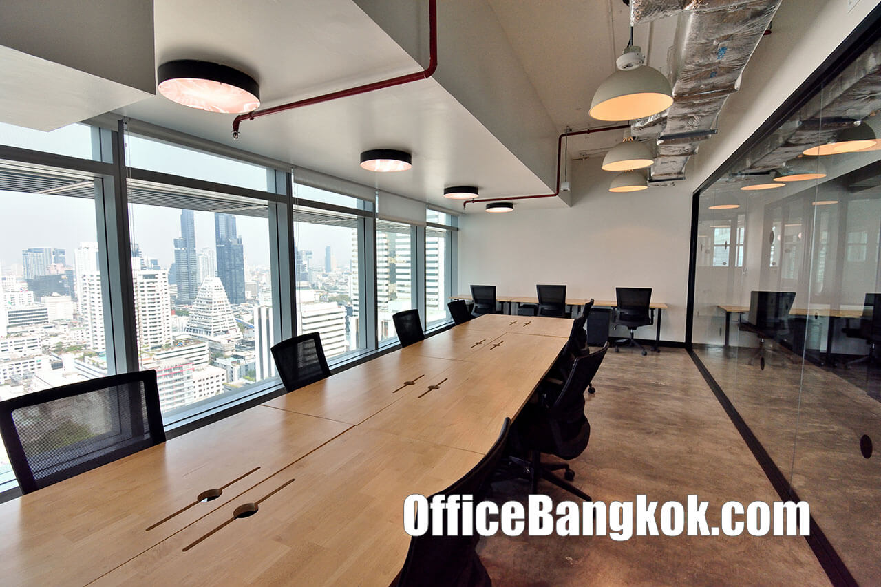 เช่าสำนักงานสำเร็จรูปอาคารเอเชีย เซ็นเตอร์ (Rent Service Office at Asia Center Building) Co-Working Space และออฟฟิศขนาดเล็กให้เช่าพร้อมเฟอร์นิเจอร์ทำเลสาทร