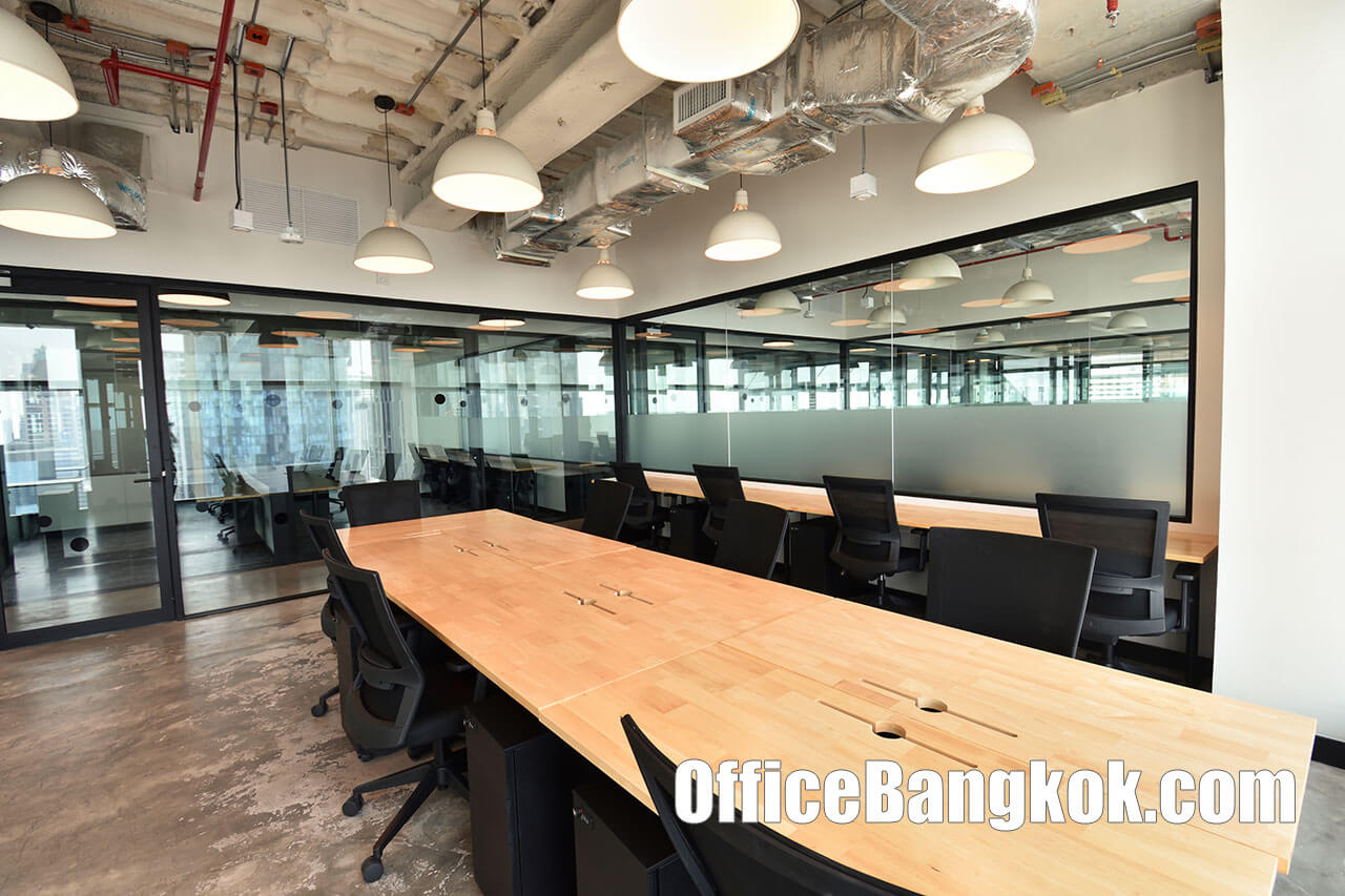 เช่าสำนักงานสำเร็จรูปอาคารเอเชีย เซ็นเตอร์ (Rent Service Office at Asia Center Building) Co-Working Space และออฟฟิศขนาดเล็กให้เช่าพร้อมเฟอร์นิเจอร์ทำเลสาทร