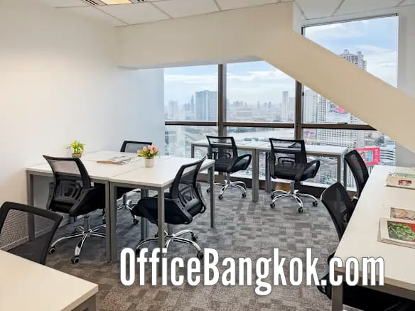 เช่าสำนักงานสำเร็จรูปอาคารชาร์เตอร์ สแควร์ (Rent Service Office at Chartered Square) Co-Working Space และออฟฟิศขนาดเล็กให้เช่าพร้อมเฟอร์นิเจอร์ทำเลสาทร