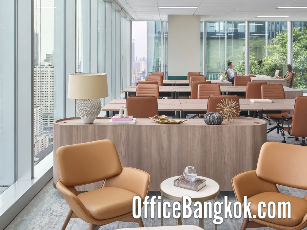 เช่าสำนักงานสำเร็จรูปอาคารพาร์คสีลม (Rent Service Office at Park Silom) Co-Working Space และออฟฟิศขนาดเล็กให้เช่าพร้อมเฟอร์นิเจอร์ทำเลสีลม